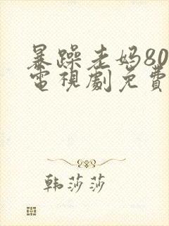 暴躁老妈80集电视剧免费观看