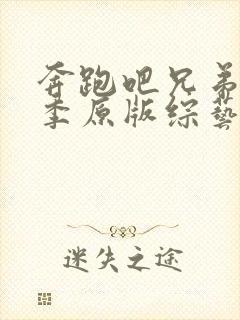 奔跑吧兄弟第3季原版综艺