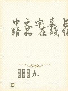 中文字幕 日韩精品 在线观看