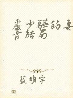 卢少骅的妻子刘青结局