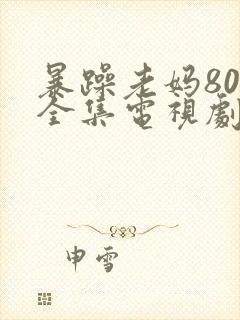 暴躁老妈80集全集电视剧免费观看