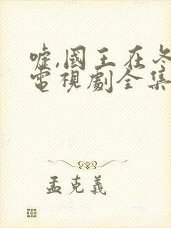 嘘,国王在冬眠电视剧全集封面