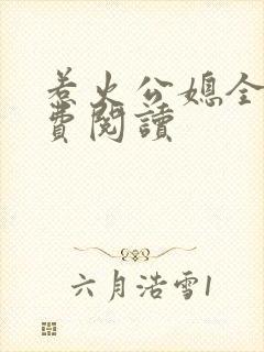 惹火公媳全文免费阅读