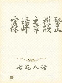 官场之权势滔天林峰宁欣正版