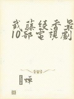 武藤绫香最经典10部电视剧