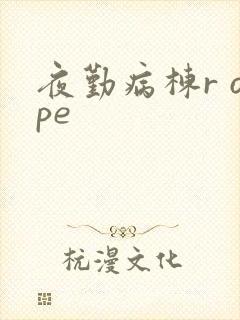 夜勤病栋r ope封面