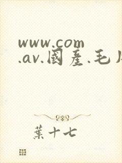 www.com.av.国产.毛片