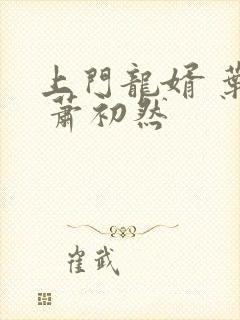 上门龙婿 叶辰 萧初然