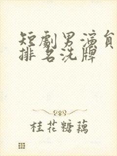 短剧男演员人气排名洗牌