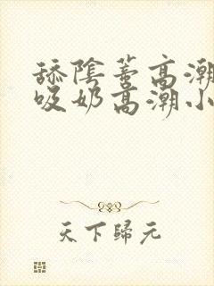 舔阴蒂高潮小说吸奶高潮小说封面