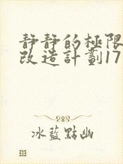 静静的极限自我改造计划17