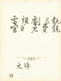 电视剧《执行法官》免费观看封面