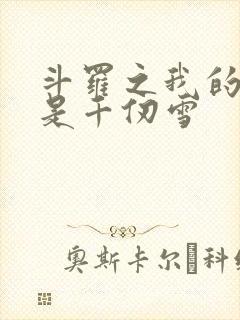 斗罗之我的老婆是千仞雪