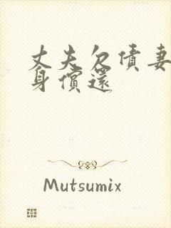 丈夫欠债妻子肉身偿还