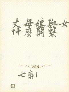 丈母娘与女婿是什么关系