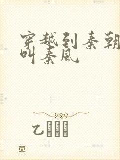 穿越到秦朝主角叫秦风