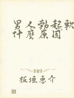 男人勃起软得快什么原因