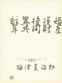 离异后复婚财产算共同财产