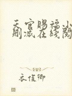 天官赐福小说未删减在线阅读