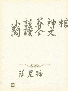 小说葬神棺免费阅读全文