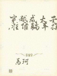 穿越成太子胤礽,准备躺平摆烂的小说