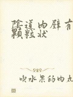 阴道内壁有白色颗粒状