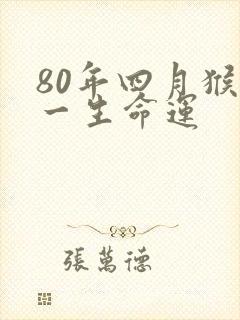 80年四月猴的一生命运