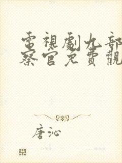 电视剧九部的检察官免费观看