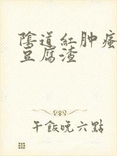 阴道红肿瘙痒有豆腐渣