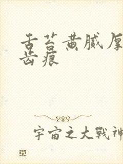 舌苔黄腻厚白有齿痕封面