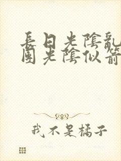 长日光阴乱作一团光阴似箭笔渺