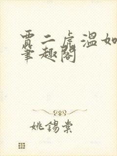 贾二虎温如玉贾笔趣阁
