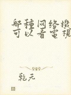 哪种网络机顶盒可以看电视