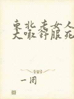 东北老女人高潮大喊舒服死了封面