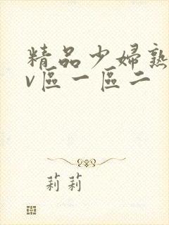 精品少妇熟女av区一区二