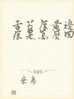 舌苔厚黄边有齿痕是怎么回事