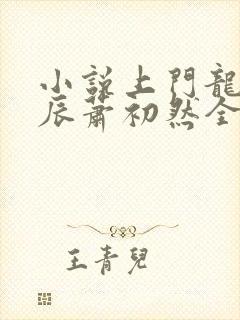 小说上门龙婿叶辰萧初然全免全集