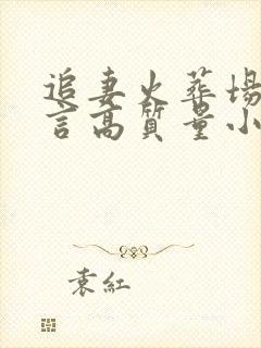 追妻火葬场的古言高质量小说