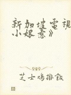 新加坡电视剧《小娘惹》