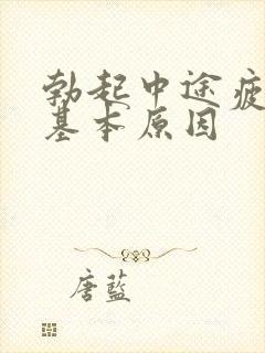 勃起中途疲软的基本原因封面