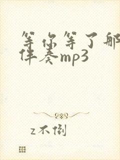 等你等了那么久伴奏mp3