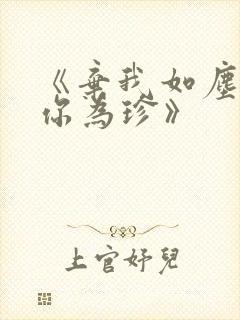 《弃我如尘,嫁你为珍》