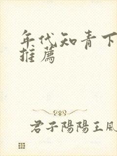 年代知青下乡文推荐