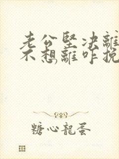 老公坚决离婚我不想离咋挽救封面