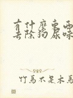 有什么东西可以去除狗尿味