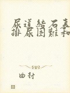 尿道结石表现为排尿困难和排尿终末疼痛封面