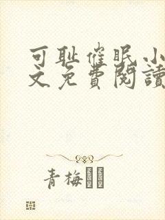 可耻催眠小说全文免费阅读