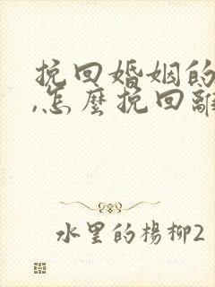 挽回婚姻的方法,怎么挽回离婚老公封面