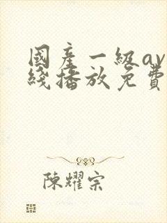 国产一级av在线播放免费