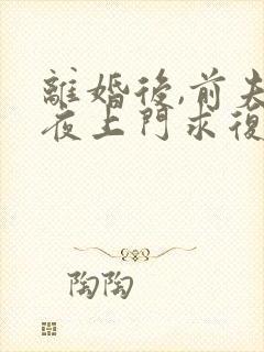 离婚后,前夫连夜上门求复婚 全本